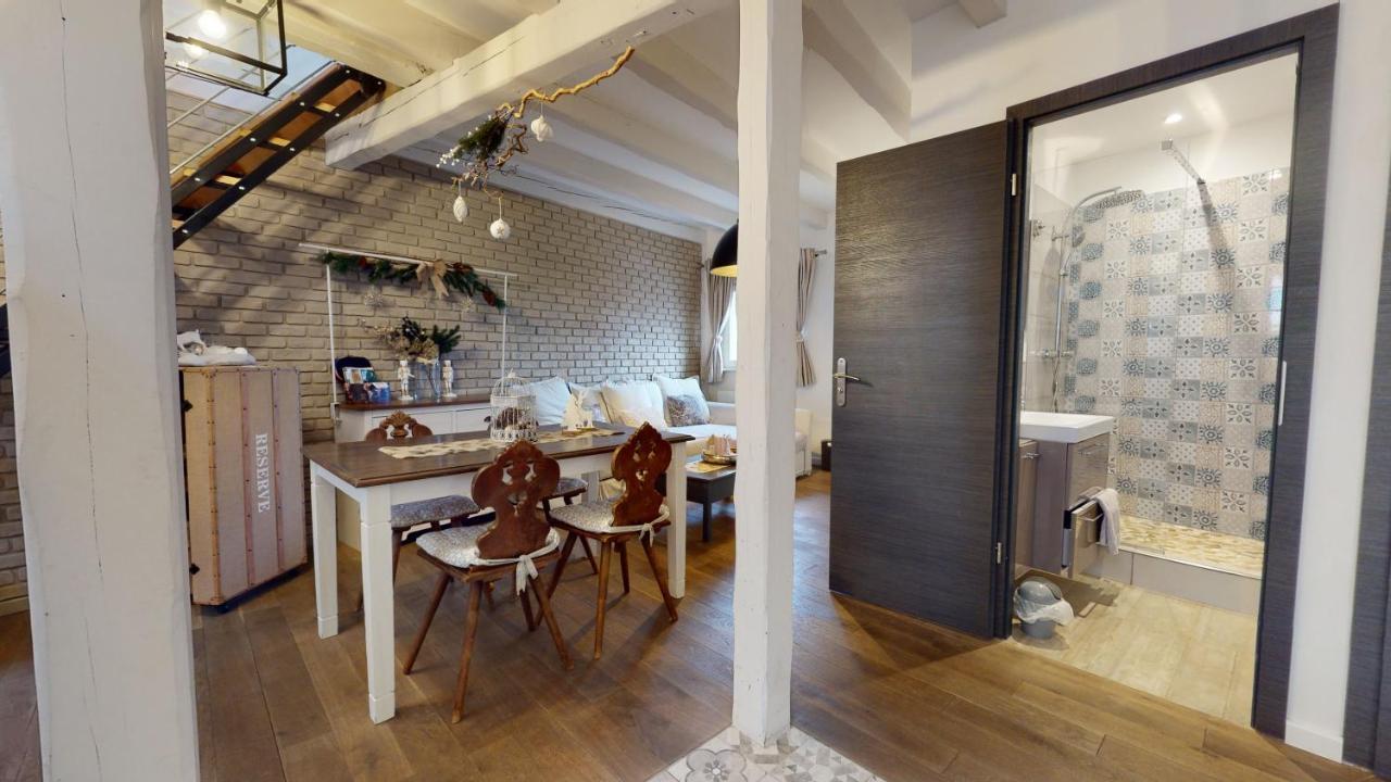 Le Nid De L'ill, Magnifique Duplex Cosy Petite France Estrasburgo